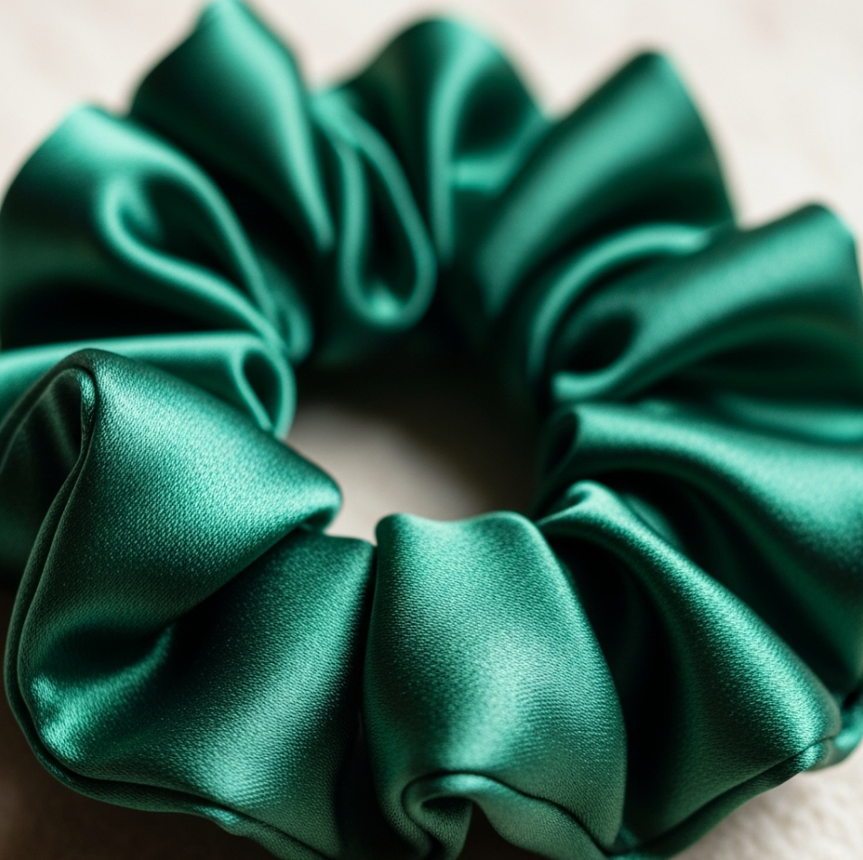 Pure Silk Scrunchie removed